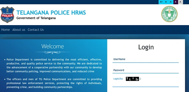 HRMS TG Police