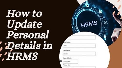 Update Personal Details in HRMS