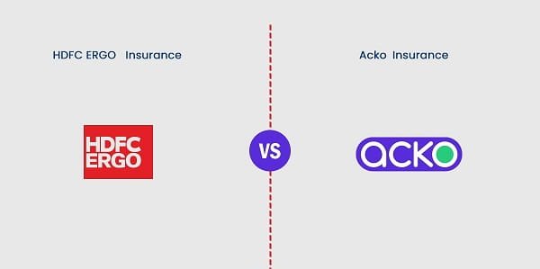 Acko vs HDFC ERGO Health Insurance
