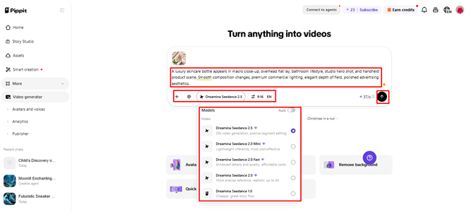 Create Dynamic Product Walkthrough Videos with Pippit Seedance 2.5