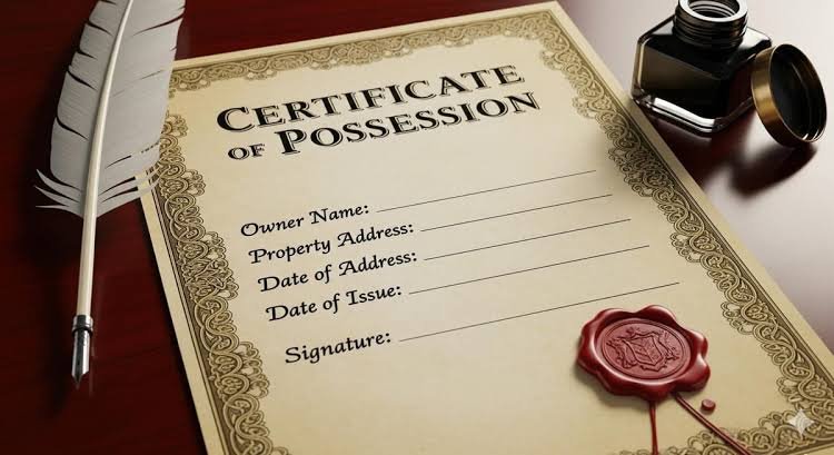 What Is a Possession Letter in Property?